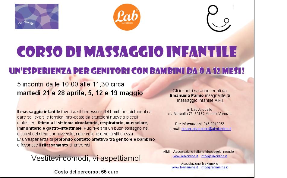 Corso di massaggio infantile