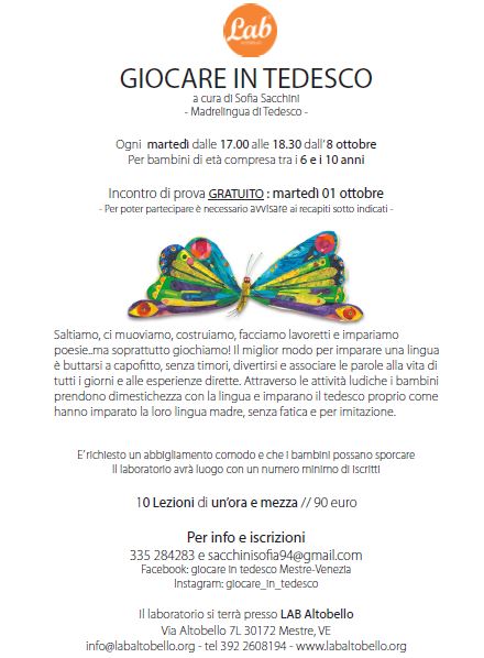 GIOCARE IN TEDESCO!!!